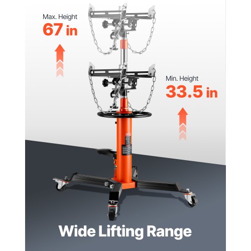 Transmission Jack 12Ton1100lbs Capacity Hydraulic Telescopic Transmission