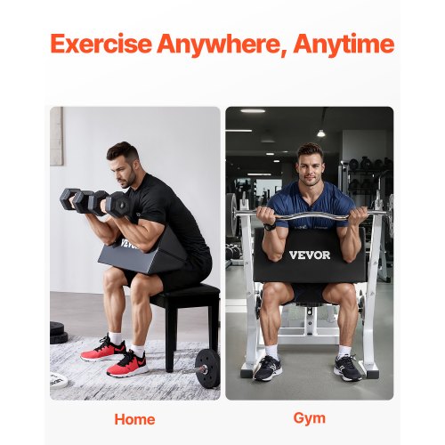 Preacher Curl Pad Portable Preacher Pad SpaceSaving Bicep Exercise