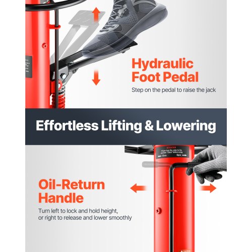 Transmission Jack075 Ton1660 lbs Capacity Hydraulic Telescopic