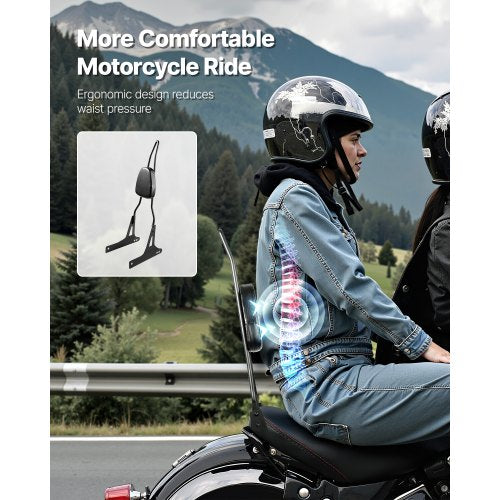 Motorcycle Backrest Sissy Bar Compatible with HarleyDavidson Dyna Street