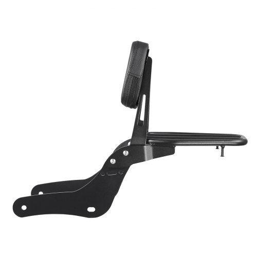 Motorcycle Backrest Sissy Bar with Luggage Rack Compatible with Honda Rebel