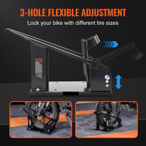 Motorcycle Wheel Chock 1800 lbs Capacity Wheel Cradle Holder Heavyduty