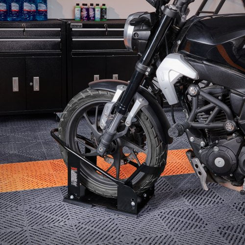 Motorcycle Wheel Chock 1800 lbs Capacity Wheel Cradle Holder Heavyduty