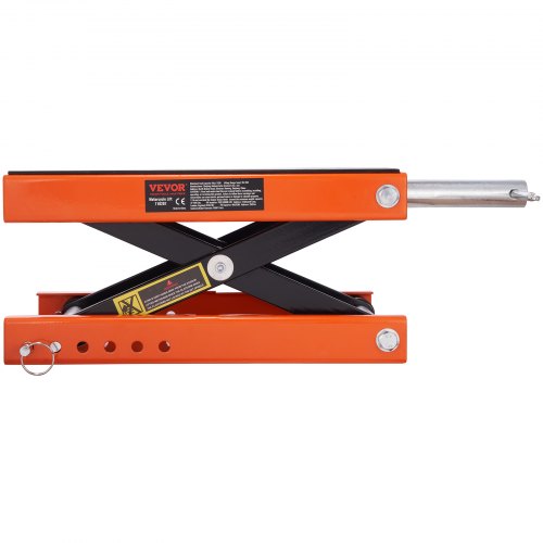 Motorcycle Lift 1100 LBS Motorcycle Scissor Lift Jack with Wide Deck