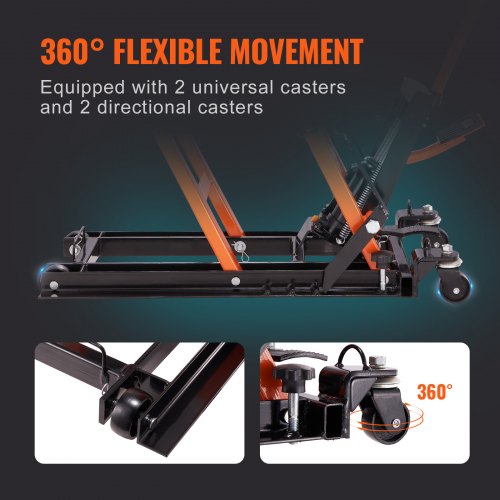 Steel Hydraulic Motorcycle Jack Stand 1500 LBS ATV Scissor Lift Jack