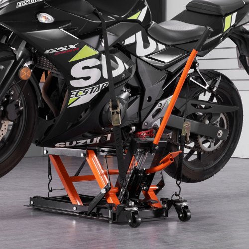 Steel Hydraulic Motorcycle Jack Stand 1500 LBS ATV Scissor Lift Jack