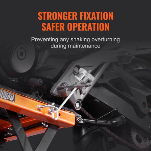 Hydraulic Motorcycle Lift Table 350 LBS Capacity Motorcycle Scissor Jack