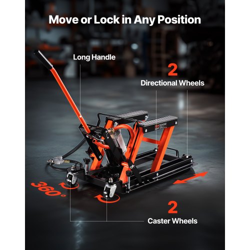 Motorcycle Lift 1500lbs Weight Capacity Hydraulic Pneumatic Motorcycle