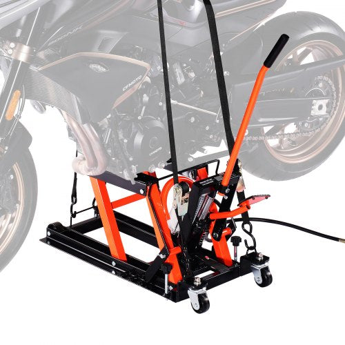 Motorcycle Lift 1500lbs Weight Capacity Hydraulic Pneumatic Motorcycle