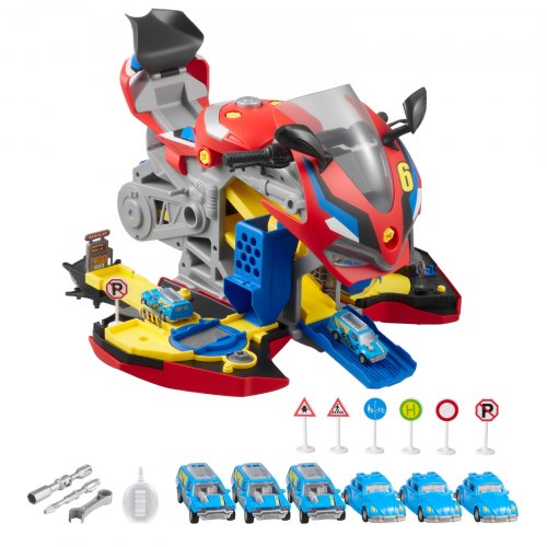 Motorcycle Engine Toy 25 Pieces Motorcycle Mechanic Toy with Removable