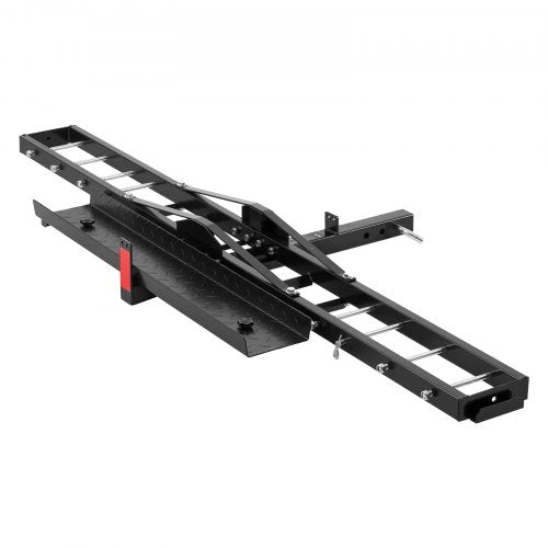 Motorcycle Carrier 600 LBS Steel Motorcycle Carrier Hitch Mount with Loading