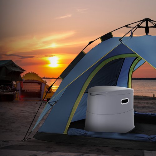 Portable Toilet for Camping Porta Potty with 1.3 Gal Detachable Inner