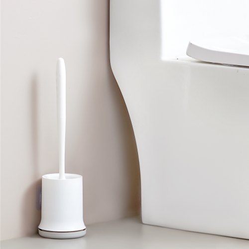 Toilet Brush and Holder Set Toilet Bowl Brush and Holder with Comfortable