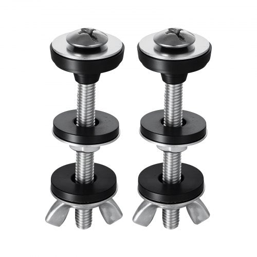 Universal Toilet Tank to Bowl Bolts Kit 2PCS Metal Heavy Duty Toilet Tank