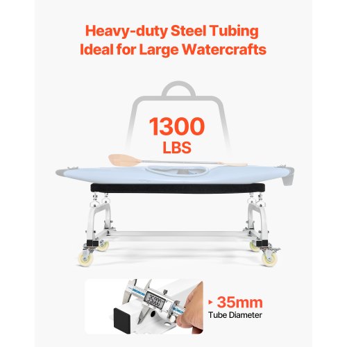 Watercraft PWC Dolly 1300 lbs Load Capacity Jet Ski Stand PWC Cart for Moving