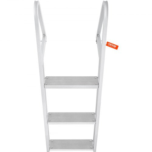 Dock Ladder Removable 3 Steps 350 lbs Load Capacity Aluminum Alloy