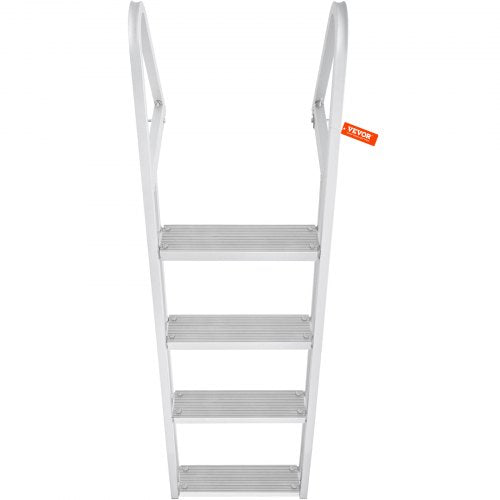 Dock Ladder Removable 4 Steps 350 lbs Load Capacity Aluminum Alloy