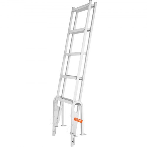 Dock Ladder Flip Up 5 Steps 350lbs Load Capacity Aluminum Pontoon Boat