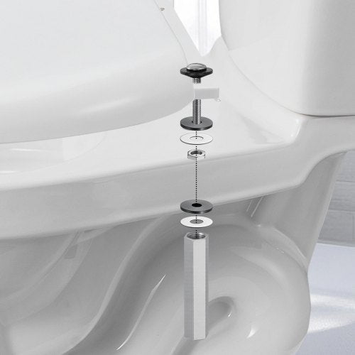Universal Toilet Seat Bolts Kit 2PCS Metal Heavy Duty Toilet Tank Bolts