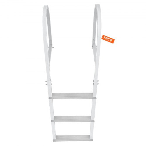 Dock Ladder Removable 3 Steps 500 lbs Load Capacity Aluminum Alloy