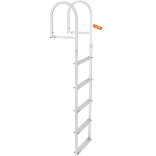 Dock Ladder Removable 5 Steps 500 lbs Load Capacity Aluminum Alloy