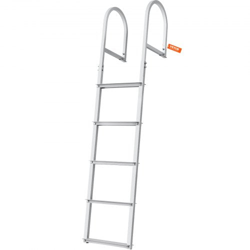 Dock Ladder Removable 5 Steps 500 lbs Load Capacity Aluminum Alloy