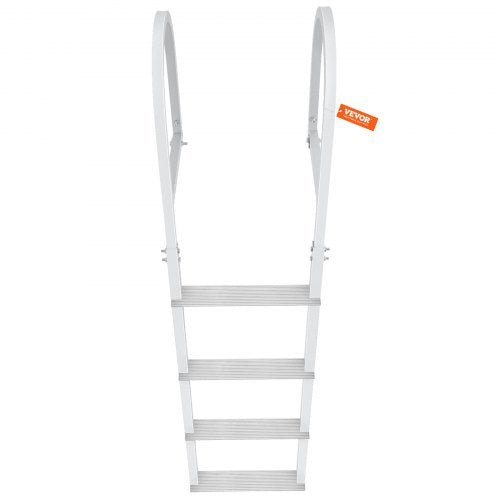 Dock Ladder Removable 4 Steps 500 lbs Load Capacity Aluminum Alloy