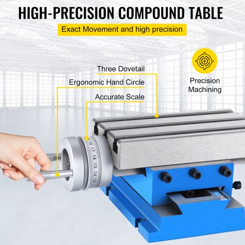 Milling Working Table – 73 X 4 Inch Worktable – Compound Slide Table