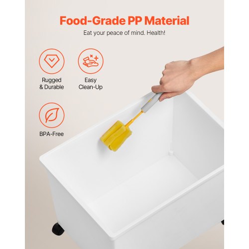 Rice Storage Container 105Gallon40L x3 Capacity Large Dog Food Dispenser