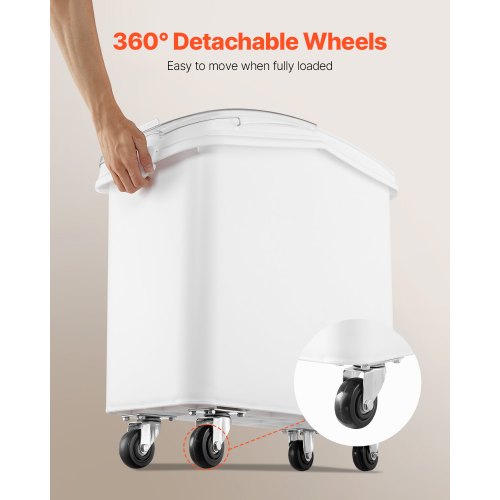 Rice Storage Container 21Gallon80L Capacity Large Dog Food Dispenser Bin