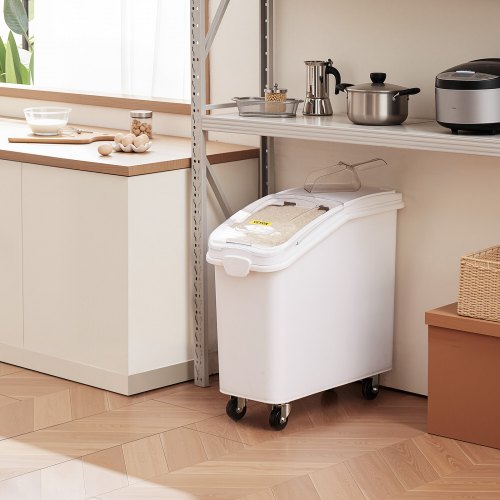 Rice Storage Container 21Gallon80L Capacity Large Dog Food Dispenser Bin