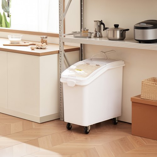 Rice Storage Container 27Gallon100L Capacity Large Dog Food Dispenser Bin