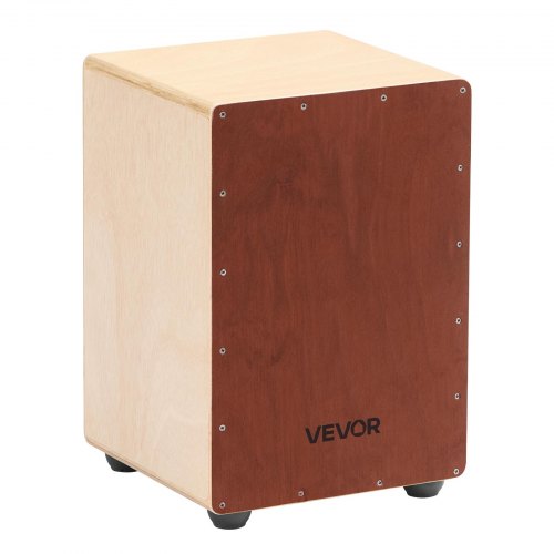 Cajon Box Drum Wooden Birchwood Compact Percussion Instrument with Snare