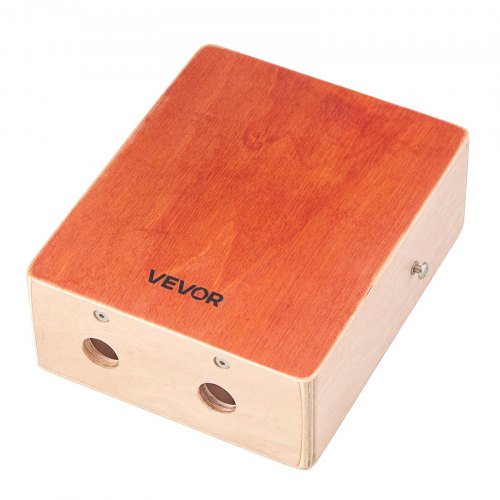 Cajon Box Drum Wood Percussion Instrument with Guitar Strings Travel Bag