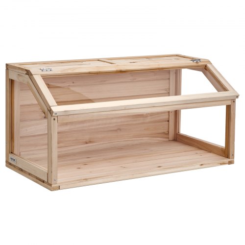 Wooden Hamster Cage 270° Viewing Hamster Habitat 32 x 16 x 16 in Dwarf