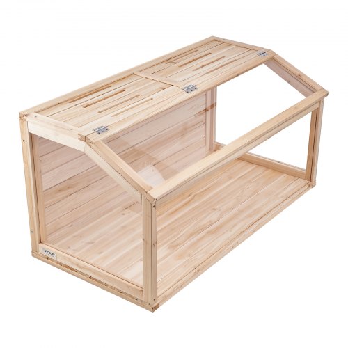 Wooden Hamster Cage 270° Viewing Hamster Habitat 40 x 20 x 20in Dwarf