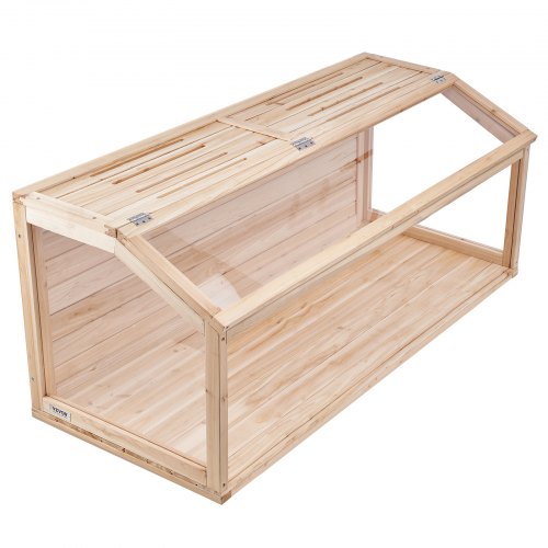 Wooden Hamster Cage 270° Viewing Hamster Habitat 48 x 20 x 20in Dwarf