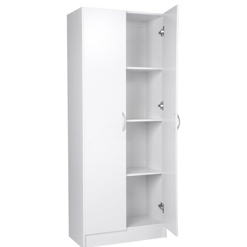 Kitchen Pantry Cabinet 60 Tall Food Pantry Storage Cabinet 110LBS