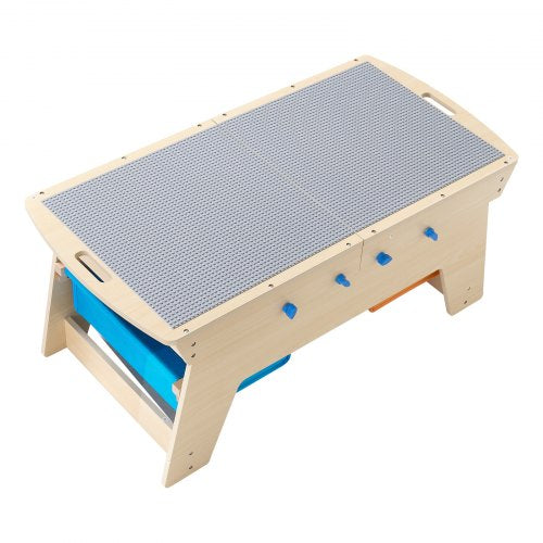 Kids Reversible Wooden Activity Table MultiPurpose Activity Play Table