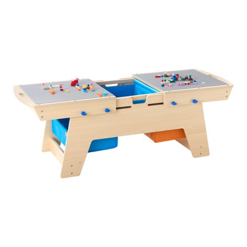 Kids Reversible Wooden Activity Table MultiPurpose Activity Play Table