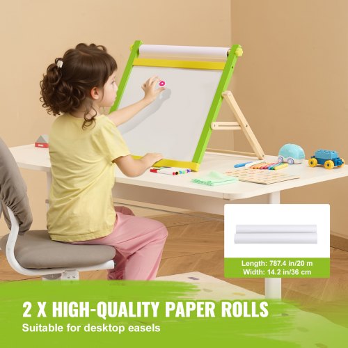 Easel Accessory Set 32 PCS Kids Art Easel Painting Kit Including Chalks