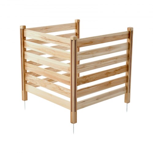Wood Privacy Fence 38 W x 36 L 3 Panel Slatted Air Conditioner Fence