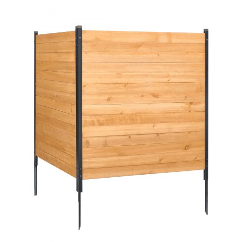 Wood Privacy Fence 38 W x 42 L 2 Panel Solid Air Conditioner Fence