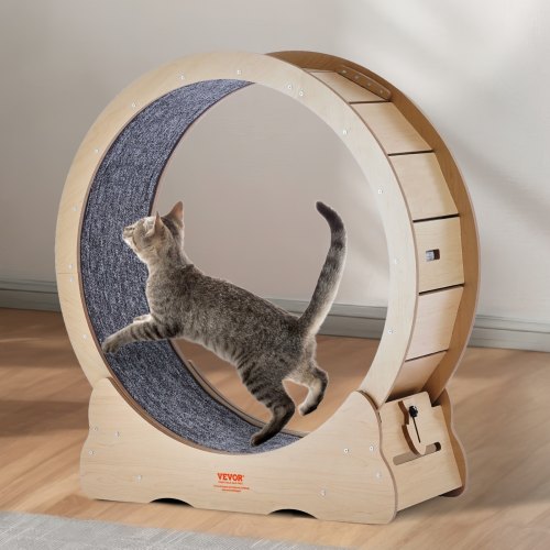 Cat Exercise Wheel Large Cat Treadmill Wheel for Indoor Cats 35.8 inch Cat