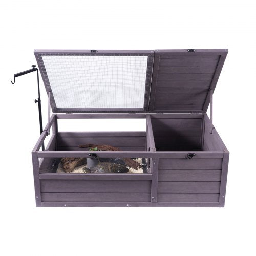 Tortoise Habitat Wooden Tortoise House Indoor Outdoor Tortoise Enclosure