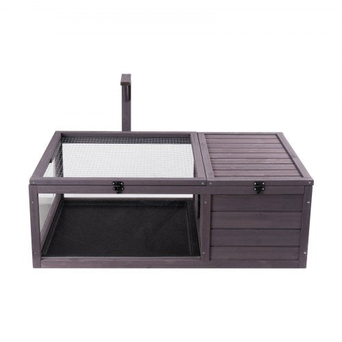 Tortoise Habitat Wooden Tortoise House Indoor Outdoor Tortoise Enclosure