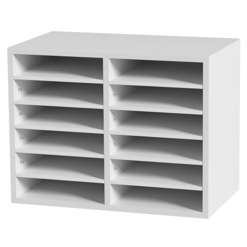 Literature Organizers 12 Compartments Office Mailbox with Adjustable