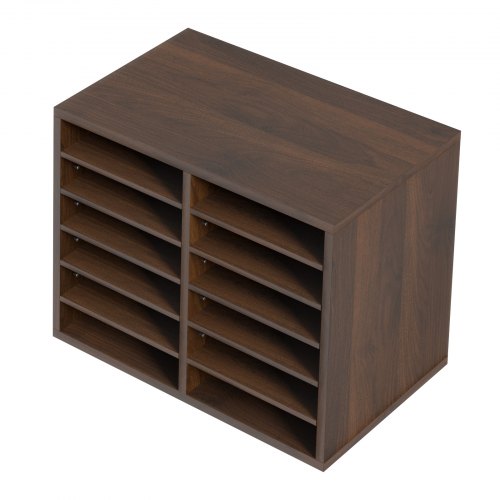 Literature Organizers 12 Compartments Office Mailbox with Adjustable