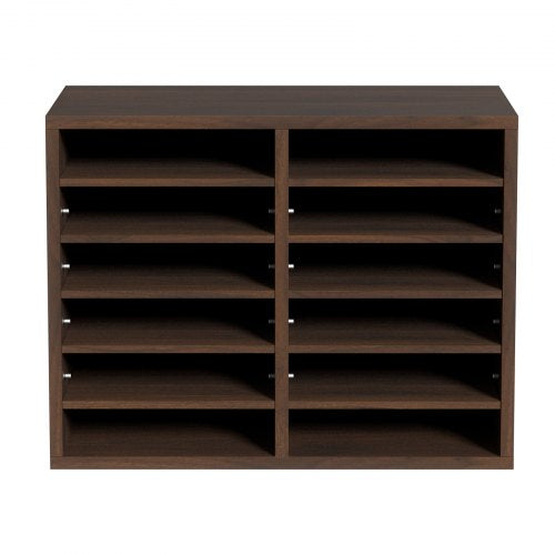 Literature Organizers 12 Compartments Office Mailbox with Adjustable