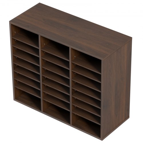 Literature Organizers 24 Compartments Office Mailbox with Adjustable